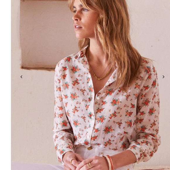 Sezane Tops - Sezane Pierro Floral Shirt. 36